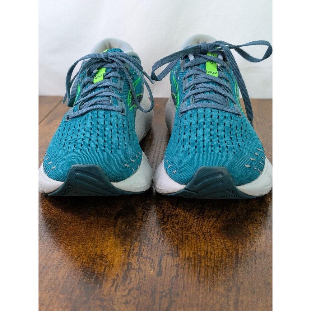 Brooks Men’s Running Shoes Glycerin 20 Size 9D Kayaking/Heron/Green Gecko - Picture 4 of 13